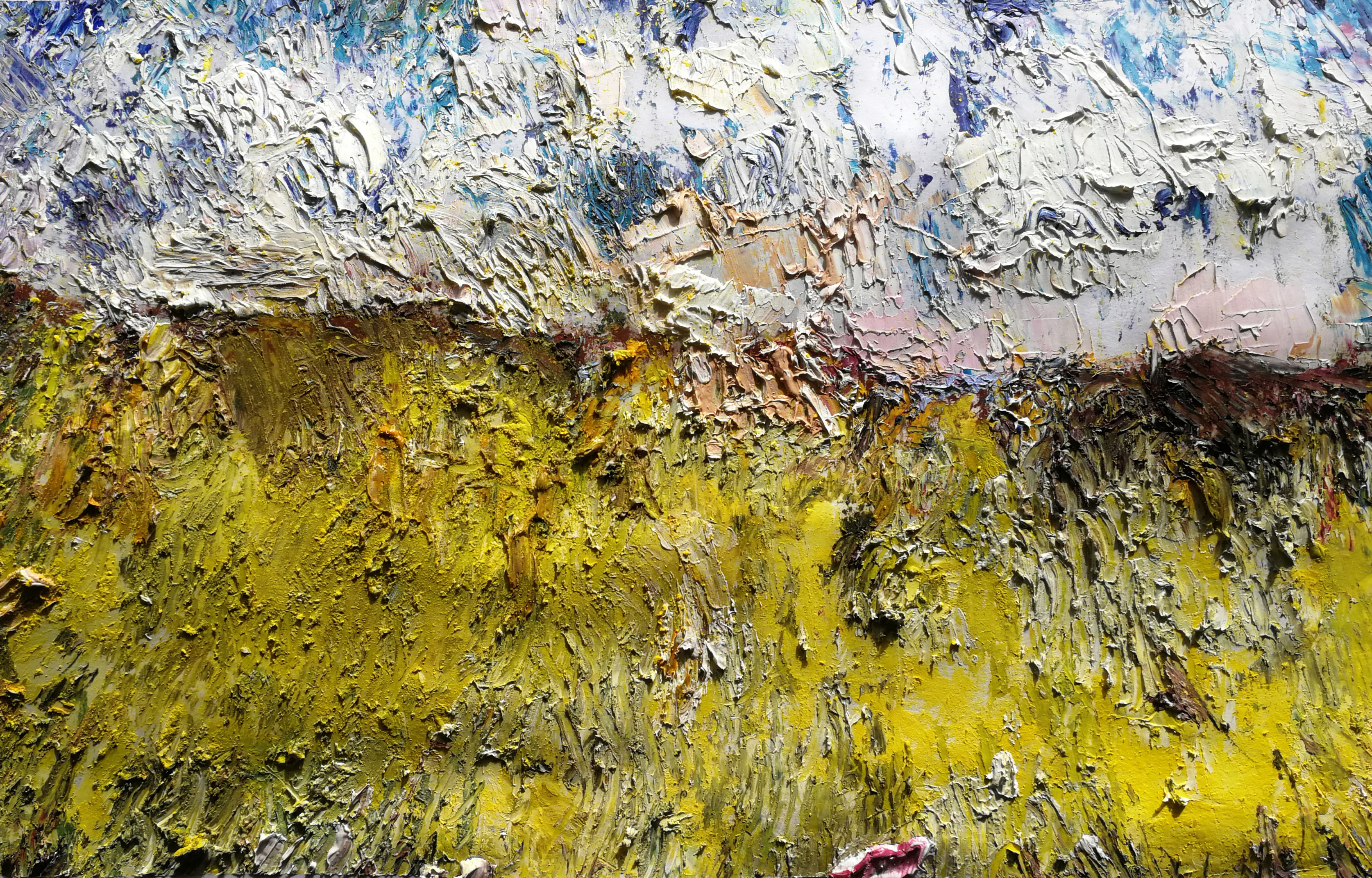 Enrico Vucemillo - Il sole negli occhi - Tavola su cartoncino - 30x40cm