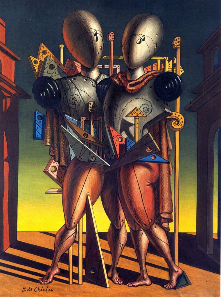 Quadro Metafisica Giorgio De Chirico - Ettore e Andromaca - 1942