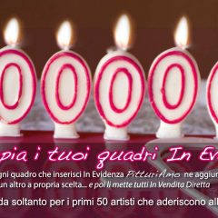 100.000 quadri In Esposizione su PitturiAmo, il portale dei pittori contemporanei
